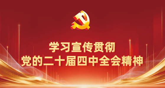 學習宣傳貫徹黨的二十屆四中全會精神